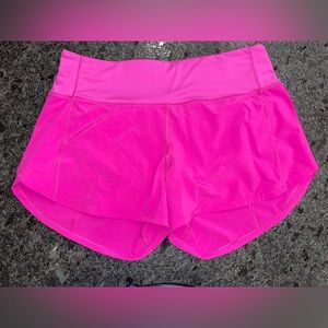 Lululemon Speed Up Mid Rise Lined Short 4" Size 6